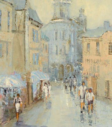 Marcel Peltier (1924-1998) - La rue des Ursulines
