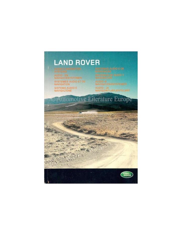 2001 LAND ROVER AUDIO- EN NAVIGATIESYSTEMEN INSTRUCTIEBOEK.., Autos : Divers, Modes d'emploi & Notices d'utilisation, Enlèvement ou Envoi