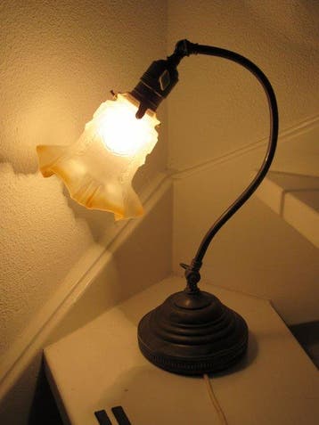 Lampe de bureau - Verre, Métal