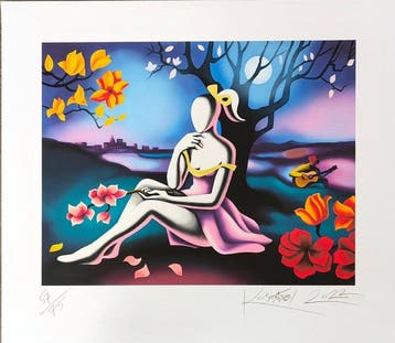 Mark Kostabi (1960) - Moonlight and Magnolia