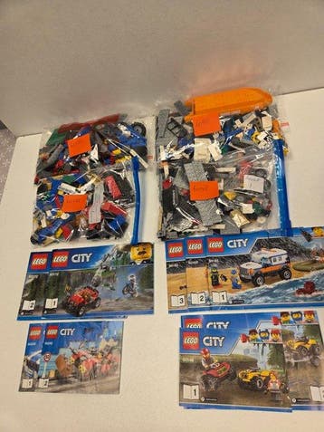 Lego Pièces - Ville - ATV raceteam 60148 + 4x4, Nieuw