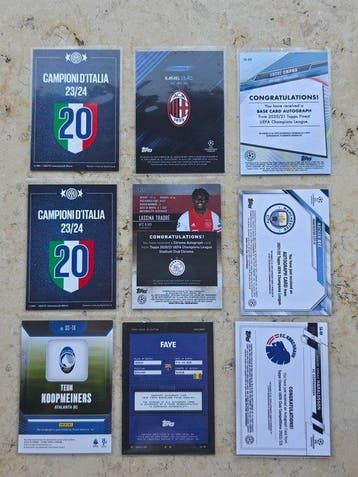 2023/24, 2020/21, 2022/23 Topps Chrome, Score, Topps, Nieuw