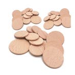 Set van 100 houten schijven (dia: 4 cm, dikte: 7.0 mm, beuk, Verzenden, Nieuw