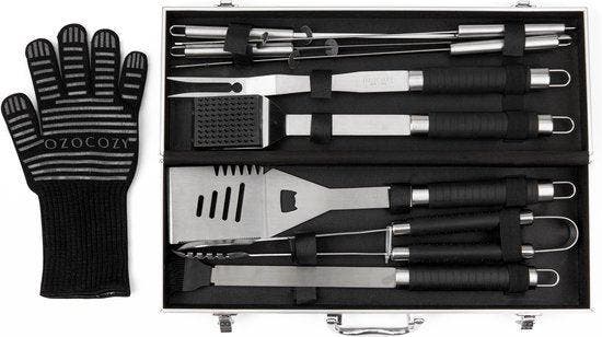 2dekans | Ozocozy - BBQ accessoires - 10-delig - Barbecue, Jardin & Terrasse, Accessoires pour le barbecue, Enlèvement ou Envoi