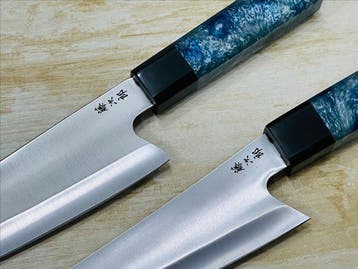 Keukenmes - Handgemaakt Japans Koksmes-Set - Achthoekig