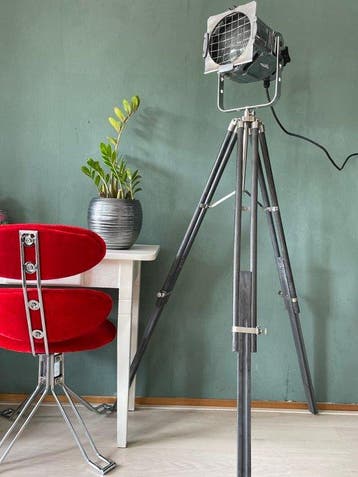 Fargo Manufacturing Company - Lamp - Vintage Theaterspot -, Antiek en Kunst