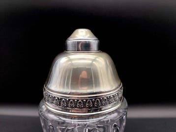 Cocktailshaker - Kristal en Zilver 800 Massief - .800 zilver