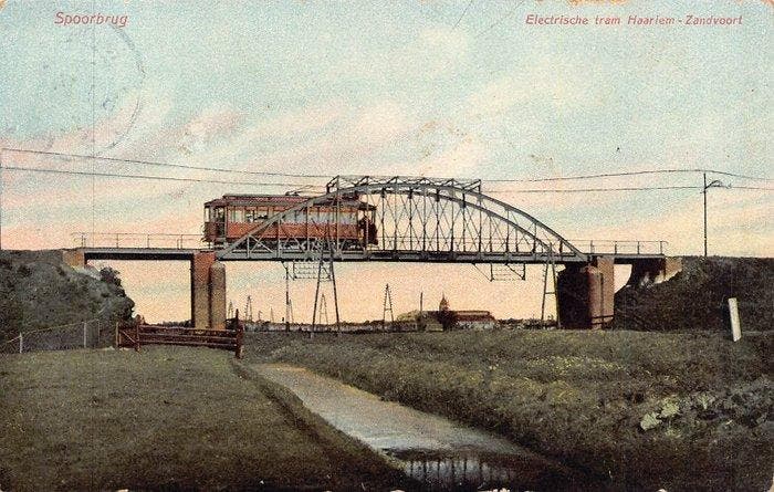 Nederland - Haarlem - oude stadsgezichten (30x tram in, Collections, Cartes postales | Étranger