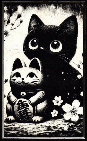 Æ (XX-XXI) - Set of 3 – “Jiji — Winter Shrine Silence”, Nieuw