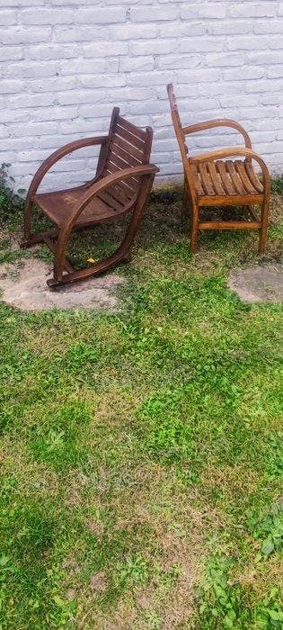 Torck, Tubax - Kindermeubels - Hout - Twee stoelen, Antiquités & Art