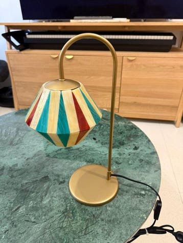 Tafellamp - Exclusieve handgemaakte lamp van glas Ópalo