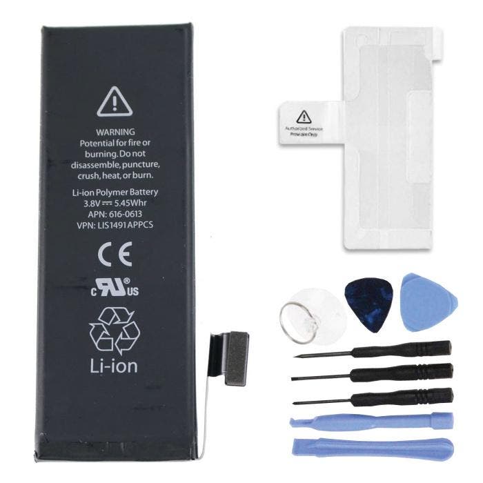 iPhone 5C Batterij Reparatieset (+ Gereedschap & Adhesive, Telecommunicatie, Mobiele telefoons | Toebehoren en Onderdelen, Nieuw