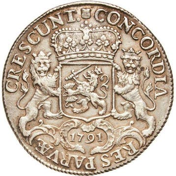Nederland, Utrecht Dukaton (Zilveren Rijder) 1791