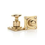 WC slot draaiknop messing gelakt - retro jaren 30 toilet..., Ophalen of Verzenden, Slot