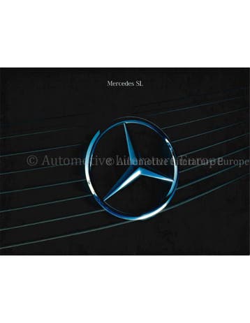 1994 MERCEDES BENZ SL KLASSE BROCHURE FRANS