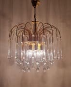 Lustre - Wasserfall Design, lampe à gouttes - Métal, verre -