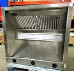 RVS Afzuigkap, B140 x D130 x H93,5 cm, zonder motor, Nieuw in verpakking