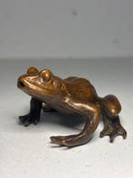 Statue, Kikker - 30 mm - Bronze