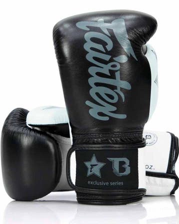 Fairtex x Booster Kickboks Handschoenen FXB BG V2 Zwart Wit, Sport en Fitness, Boksen, Verzenden, Nieuw, Overige