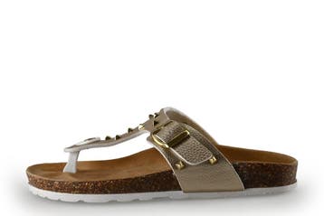 Leone Slippers in maat 37 Zilver, Kleding | Dames, Slippers, Overige kleuren, Verzenden, Leone