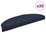 vidaXL Trapmatten Zelfklevend 30 stuks 65x21x4 cm Blauw, Verzenden
