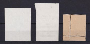 Frankrijk 1953/1988 - Postzegels en diverse vignetten van de