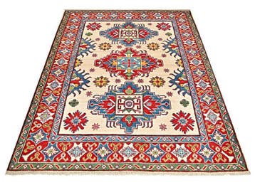 Afghan, Kazak, Prachtig handgeknoopt traditioneel, Huis en Inrichting, Stoffering | Tapijten en Vloerkleden, Nieuw