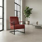 Leren fauteuil Lodge - Granada Rouge (rood), Ophalen of Verzenden
