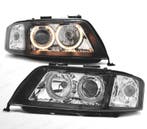 Phares Pour Audi A6 99-01 Xénon Angel Eyes Led Fond Noir, Autos : Pièces & Accessoires, Verzenden