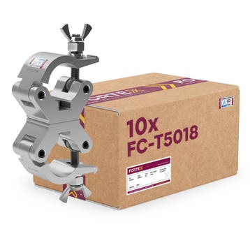 10x FORTEX Swivel Coupler truss klem WLL 750kg buis Ø48-51mm, Verzenden, Nieuw
