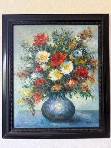 French school (XX) - Blumenstillleben