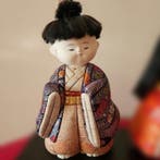 Kimekomi Dolls Pair  (Hina Ningy)— Showa Era, Boy