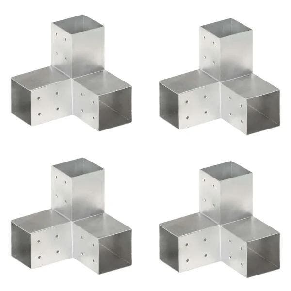 4x Paalverbinding Gegalvaniseerd | Retour deal | Snel weg, Tuin en Terras, Palen, Balken en Planken, Overige typen, Zo goed als nieuw