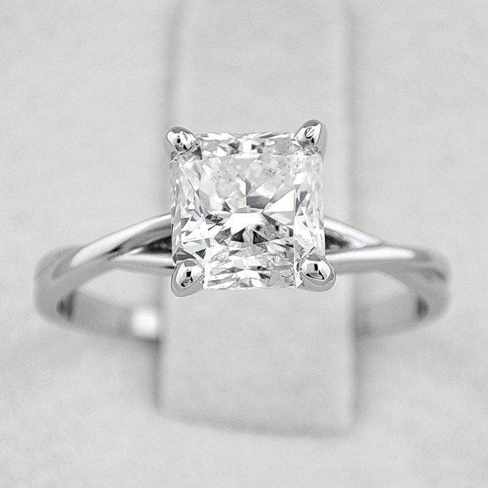 Bague - 14 carats Or blanc - 1.46ct. tw. Diamant (Naturelle), Bijoux, Sacs & Beauté, Bagues