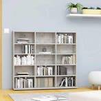 vidaXL Cd-kast 100x23x89,5 cm bewerkt hout betongrijs, Huis en Inrichting, Verzenden, Nieuw