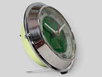 Bureauklok - DIAMOND  – 1977 Space Age Mechanical Alarm