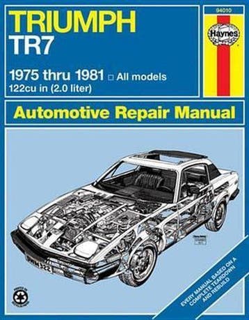 Triumph TR7 1975-82 Owners Workshop Manual 9780856968488, Verzenden, J. H. Haynes