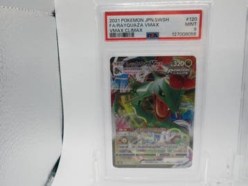 Pokémon - 2 Graded card - #120 FA/RAYQUAZA VMAX VMAX CLIMAX, Nieuw