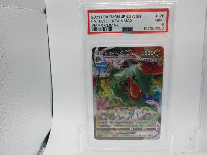 Pokémon - 2 Graded card - #120 FA/RAYQUAZA VMAX VMAX CLIMAX, Hobby & Loisirs créatifs, Jeux de cartes à collectionner | Pokémon