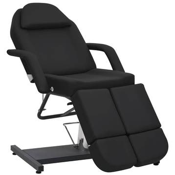 vidaXL Behandelstoel 180x62x78 cm kunstleer zwart, Sports & Fitness, Verzenden