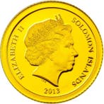 Îles Salomon. 1 Dollar 2013 (Sans prix de réserve)