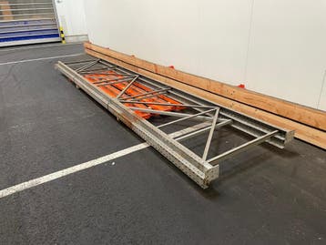 Palletstelling - 2 staanders 5500x1050mm - Tot. lengte: 2m90, Ophalen of Verzenden