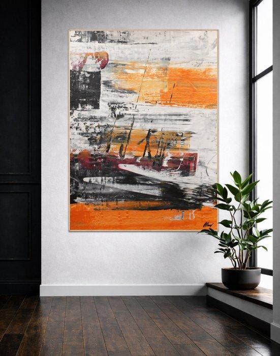 Giuseppe Panzica - Vol. 3571 - Levante (140x100 XXL), Antiek en Kunst, Kunst | Schilderijen | Modern