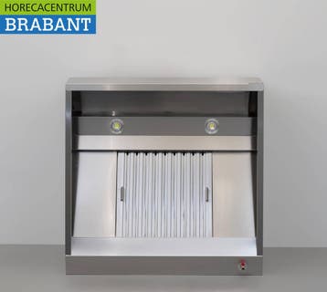 HCB RVS Afzuigkap Dampkap met lamellen filters Premium-line, Ophalen of Verzenden