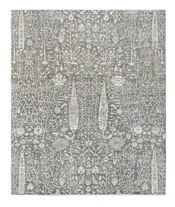 Tapis design en soie avec beaucoup de soie - Neuf - Tapis -