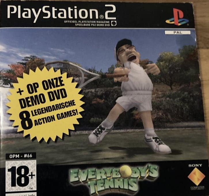 PS2 Demo DVD Everybodys Tennis (PS2 Games), Games en Spelcomputers, Games | Sony PlayStation 2, Zo goed als nieuw, Ophalen of Verzenden