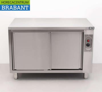 Acier inoxydable Armoire chauffante 2 portes coulissantes, Verzenden