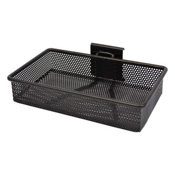 Metalen opbergmand 28 x 16,5 x 6,1 cm – wandhouder –, Ophalen of Verzenden