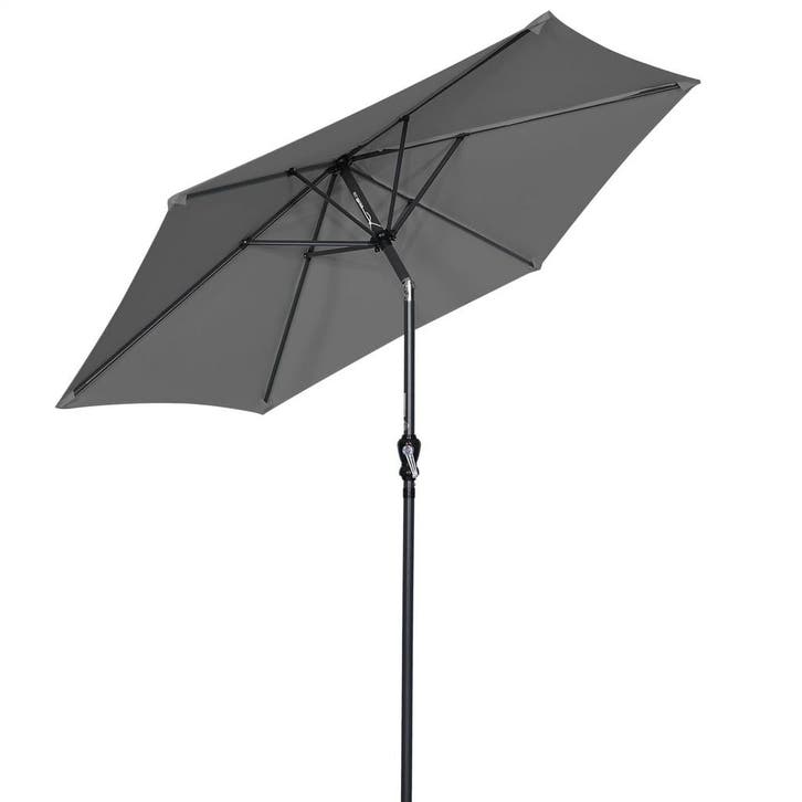 2dekans | Angel Living Parasol 250 cm - ronde tuinparasol, Tuin en Terras, Parasols, Ophalen of Verzenden