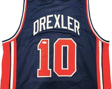 NBA - Clyde Drexler - Autograph - Maillot de basket-ball